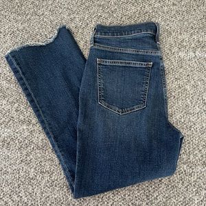GAP high rise kick fit dark wash
